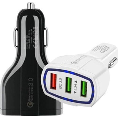 JABS Pd Car Charger Qc3.0 Car Charger Dual USB Multi-Port 3.0 Fast Charging Car Charger 5V3A18W Car Mobile Phone Charge
