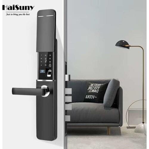 2020 New Security Intelligent Door Lock Biometric Fingerprint Lock Digital Lock Safe Eletronic Door Smart Unlock