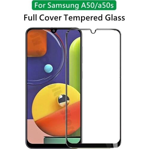 Full cover Tempered Glass Screen Protector for For Samsung A50s 9H on Phone Explosion-proof Protective Glass Film for A50