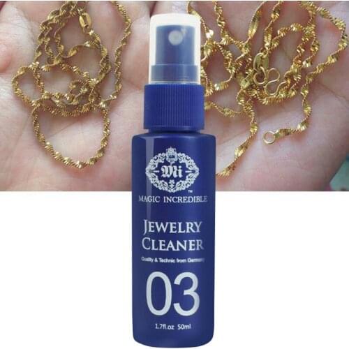 1/2/3pcs 50ml Jewelry Cleaner Jewelry Gold Watch Diamond Ring Cleaning Spray Jewelry Cleaning Anti-Tarnish Jewelry Cleaning Kit