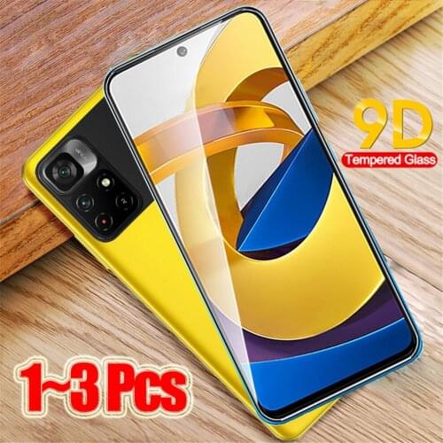 1~3 pcs protective glass for poco-f2 pro screen protector poco x 3 nfc xiaomi pocophone x3 tempered glass film poco x3 pro glass