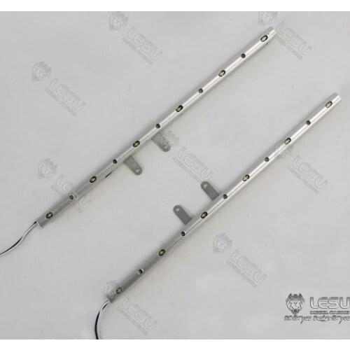 165MM Metal LESU Side Skirt LED Lamp Marker Light for 1/14 RC TAMIYA Tractor Truck DIY Model Carb
