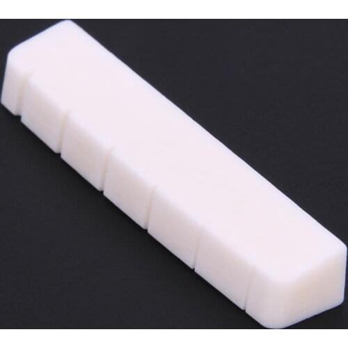 43mm Beige Buffalo Bone Nut for Les Paul LP 6 String Folk Guitar Portable String Electric Guitar Guitar Parts Accessories