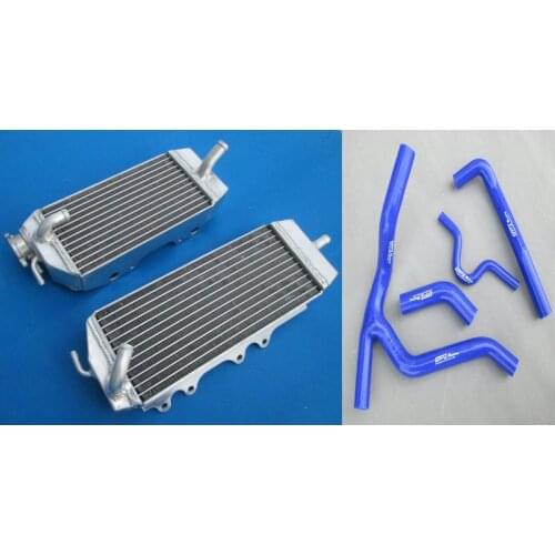 Aluminum Radiator & silicone Hose for Kawasaki KXF250 KX250F 2006 2007 2008 KX 250 F 06 07 08