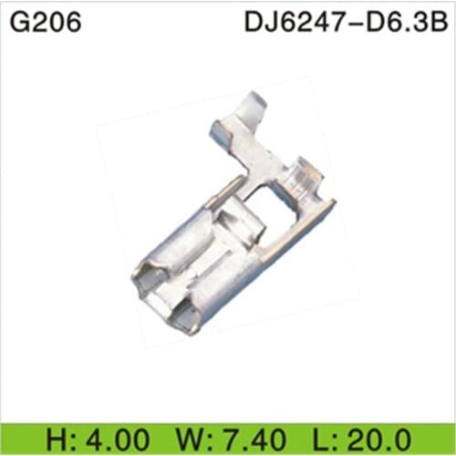 Free shipping 1000pcs Car Electronics & Motorcycle Accessories & Parts G206 Female terminal connector