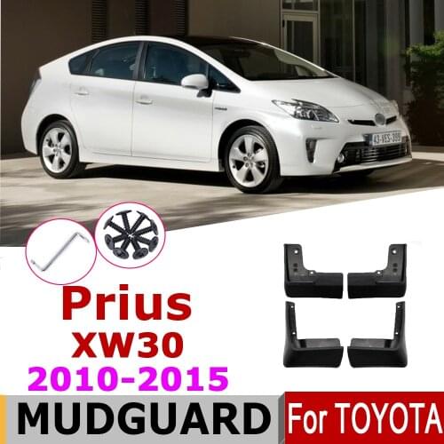 Car Mudflaps For Toyota Prius XW30 3rd Gen 2015~2010 Fender Mud Guard Splash Flaps Mudguard Accessories 2014 2013 2012 2011