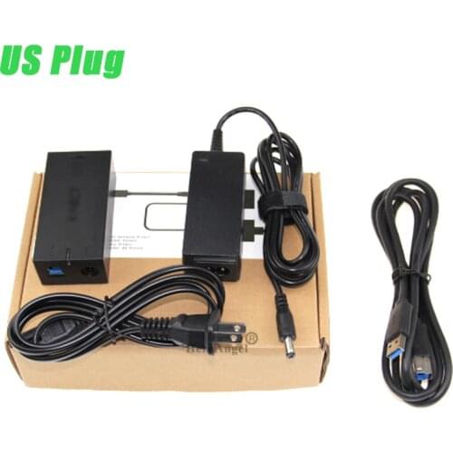 New Kinect Adaptor with USB EU US Plug 3.0 Kinect Adapter for Xbox One S SLIM/ ONE X AC Adapter for Windows 8//8.1/10