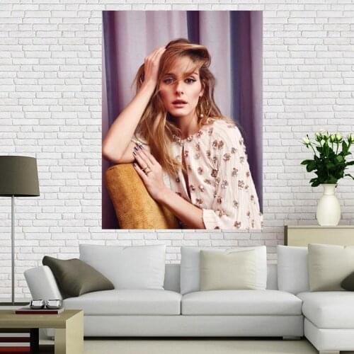 Custom Olivia Palermo Canvas poster Art painting Big Size poster cloth fabric wall poster print Silk Fabric Print