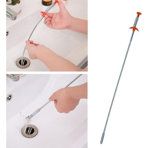 Spring Pipe Dredging Tool Spring Pipe Dredging Tool Dredge Unblocker Drain Clog Tool For Kitchen Sink Sewer Cleaning Hook Tool