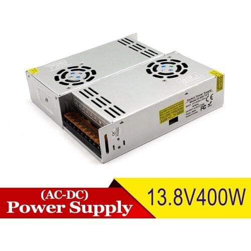 Single Output 13.8V DC Power Supply 400W Driver Transformer 110v 220v AC To DC13.8V SMPS For LED USB Lighting Monitor CCTV