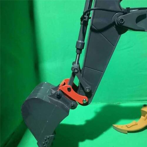 Metal Bucket Changer Mini Bucket Connector for 1/12 HUINA 550/560/580/592 23 Channels RC Hydraulic Excavator Accessories Parts