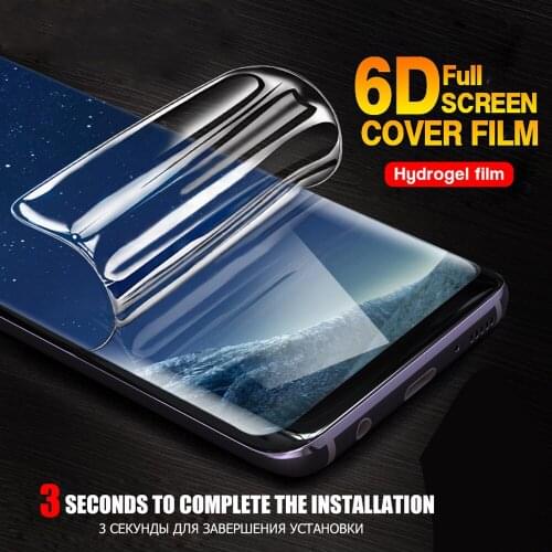 Soft full cover for xioami note 6 pro redmi 6A 7 pro hydrogel film protective film phone screen protector redmi note 7 Not Glass