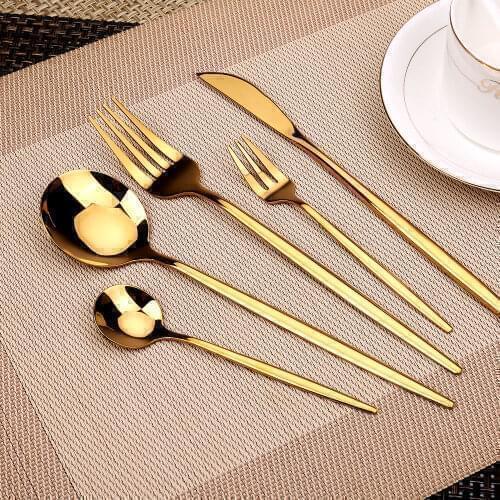 Tableware Fuit Fork Spoons Knife Sets Washing Dinnerware Kitchen Utensils Cutlery Lunch Of Dishes Complete Dinner Stainlesssteel