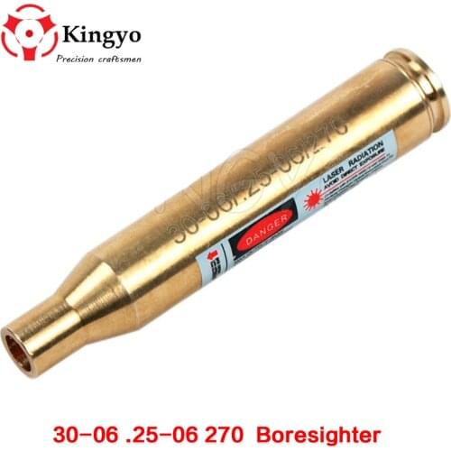 Hunting Gun Red Dot Laser Boresighter Brass 30-06 Springfield .25-06 / 270 Scope