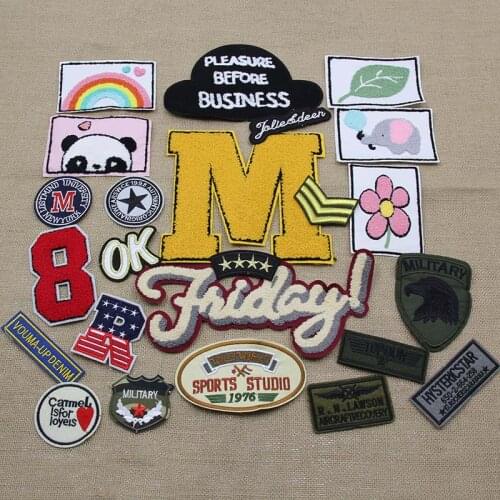 Iron on stranger things patches for clothing applique Handmade Embroidered