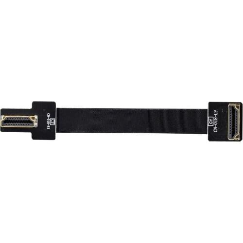 CY Male HDTV FPC Flat Cable toFPV Dual 90 Degree Right-Up Angled HDMI Type A Male for FPV HDTV Multicopter Aerial Photography