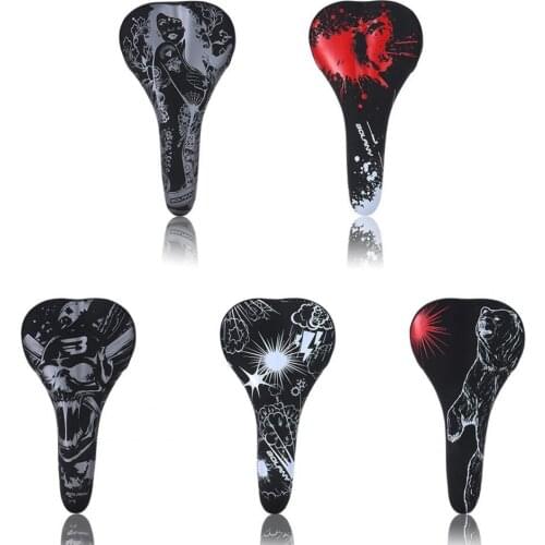 Bicycle polyurethane seat cushion thick shock absorption breathable comfort soft waterproof surface seat bicycle accessories