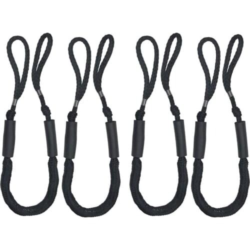 Bungee C Mooring Rope for Boat 4Ft 4 Pack