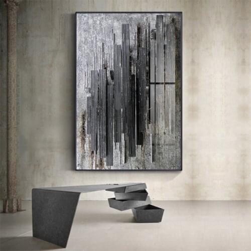 Modern Abstract Retro Minimalist Decorative Painting Canvas Poster Wall Art For Living Room Decoration Wall Decor