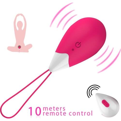 10 Mode Vibrations Remote Control Vibrating Egg G- Spot Vibrator Love Egg Vibrator Wireless Remote Powerful Sex Toy for Women