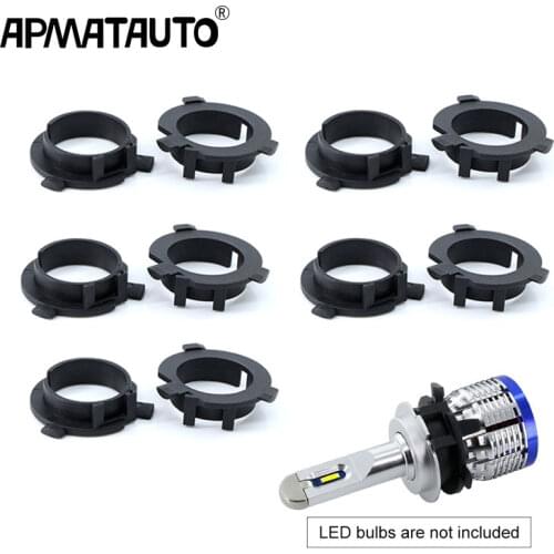 10pcs LED H7 Bulb Holder Adapter for Hyundai Veloster i30 H7 LED headlight headlamp H7 base adapter for KIA K4 K5 Sorento CEED