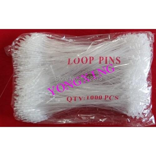 1000piece/lot 9 inch(228mm) PP material loop pins handwork Garment Accessory transparent color