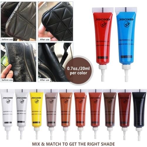 20ml Leather Repair Gel Car Seat Home Leather Complementary Repair Color Repair Refurbishing Cream Paste Leather Cleaner