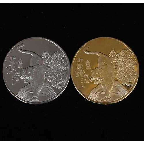 2022 China New Year Tiger Year Original Commemorative Coin Decoration Crafts