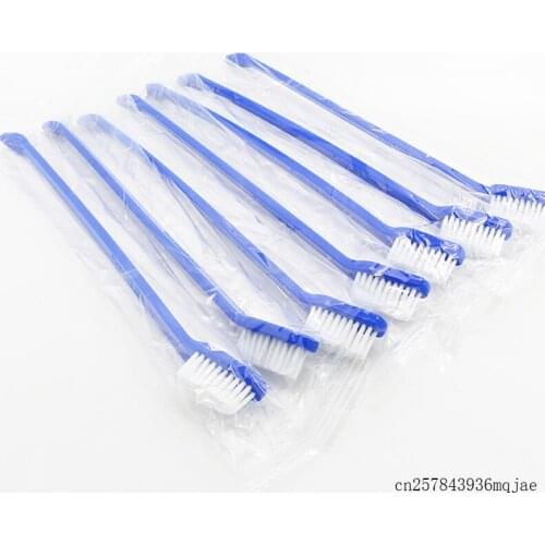 500pcs Pet Toothbrush Cat Dog Teeth Finger Brush Dental Care For Pet Mouth Cleaning Toothbrushes Plastic Cat Brushes