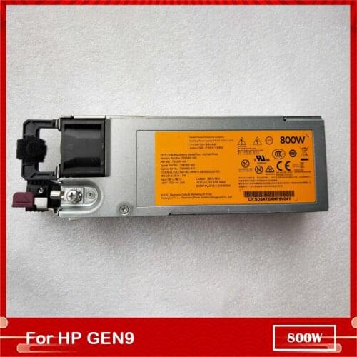 Power Supply for HP GEN9 735040-001 735051-401 754382-001 720480-B21 HSTNS-PF46 800W