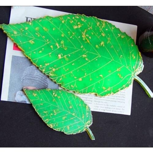Large Leaf Tray Coaster Molds Silicone Leaves Coasters Bowl Mat Resin Casting Molds Maple Leaf Silicone Molds Craft Tool