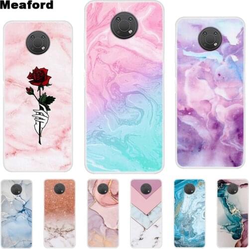 For Nokia G20 Case New Fashion Marble silicon Soft TPU Back Cover For Nokia G10 G20 X20 Phone Cases for Nokia X20 5G X10 Coque