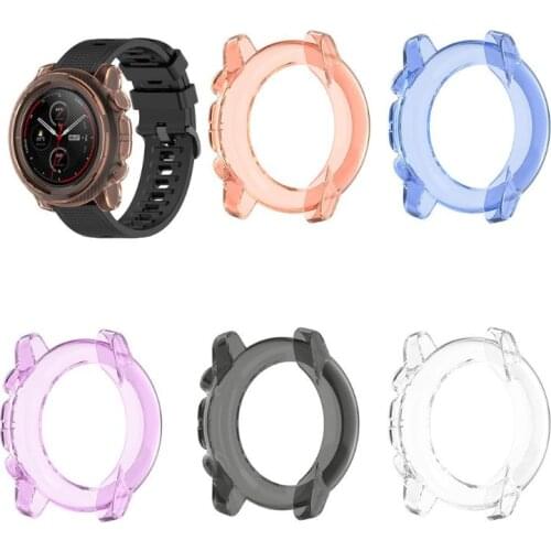 Smart Watch Case For Hua mi A mazfit Stratos 3 Protect Cover TPU Soft Shell For Xiao mi A mazfit Stratos3 Silicone