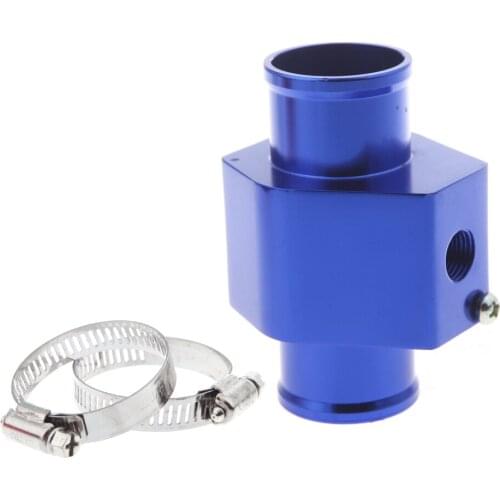KKMOON Blue New Water Temp Temperature Joint Pipe Sensor Gauge Radiator Hose Adapter 32mm