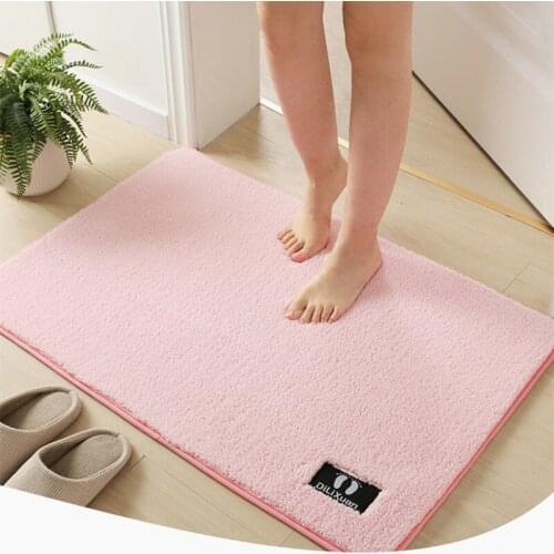 Household Home Bath Quick-drying Mat Shower Bathroom Carpet Water Absorbent Non-slip Mat Washable Rug Toilet Floor Foam Mat