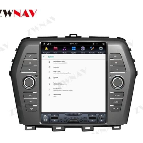 For Nissan Maxima 2016 2017 2018 2019 Tesla style Android 9.0 4G 64GB Car GPS Navigation Multimedia Auto Stereo Radio Head Unit