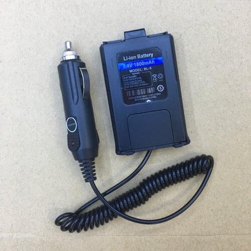 Honghuismart eliminator car charger for BAOFENG BF-UV5R,BF-UV5RE TYT F8,RK-UV6R. Two Way Radio walkie talkie Input DC12V