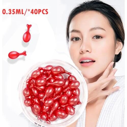 40pcs/bottle Caviar Capsules Cream Moisturizing Anti-aging Anti-wrinkle Skin Lifting Capsule Serum Face Cream Skin Care
