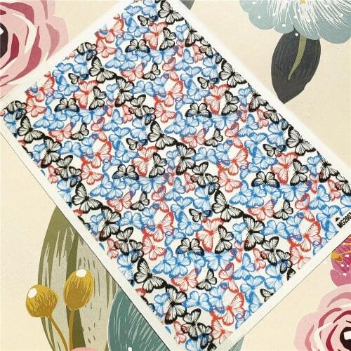 MG200320-05 Colorful butterfly Floating butterfly 3D Back glue Nail decal Nail sticker Nail decoration Nail art Nail ornament