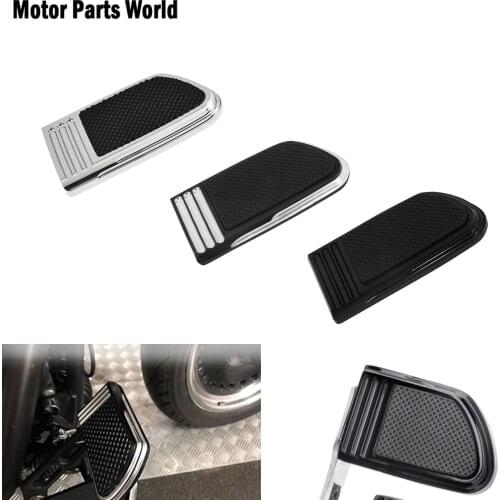 Motorcycle Black Brake Pedal Pad For Harley Touring Road Glide Electra Glide 1980-2018 Fat Boy Softail Slim Dyna FLD Switchback