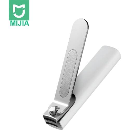 New Xiaomi Mijia Stainless Steel Nail Clippers With Anti-splash Cover Trimmer Pedicure Care Professional File Nail Clip