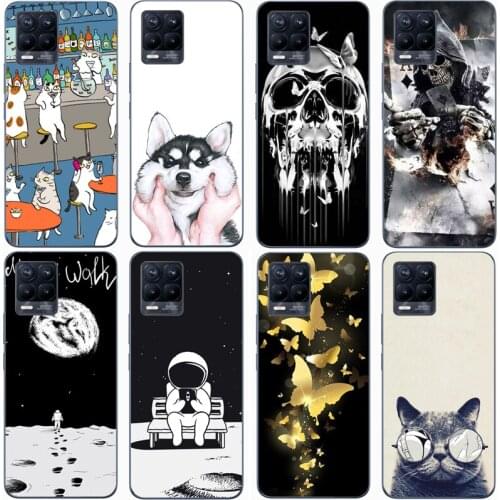 New TPU Silicon Coque Case for REALME 8 PRO RMX3081 Anti Skid Full Protective Cover for Realme 8 Pro RMX3081