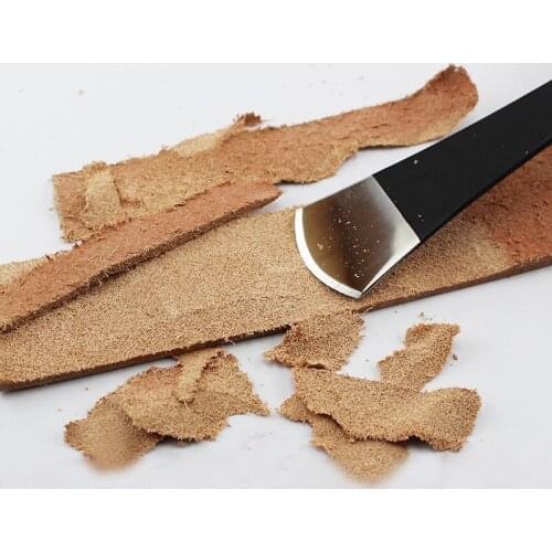 Durable leather cutting knife Handmade DIY Leather Cut Tools Incision Craft Knife Vegetable tanned skin scraper knife