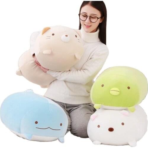 20-90cm cute Corner Bio Pillow Japanese Animation Sumikko Gurashi plush toy stuffed Soft Valentine gift for Baby girl Gifts