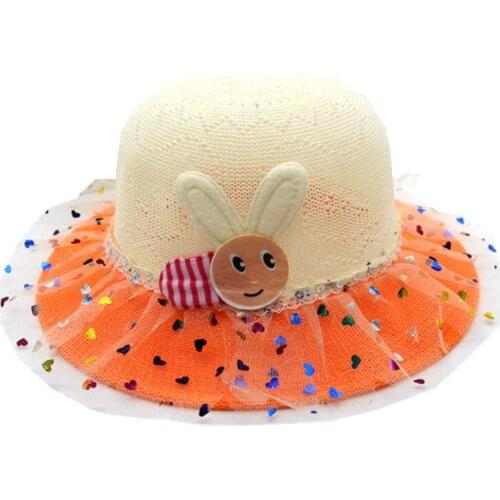 Dome Cartoon Bee Straw Hats Baby Hats For Girls Boys Picnic Cap Summer Travel Fashion Children Sun Cap Kids Beach Panama Caps