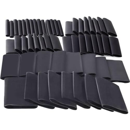 Heat Shrink Tube 54PCS 3:1 Polyolefin Heat cable wire Shrink Tube Shrinkable 7 Large Sizes heatshrink Tube