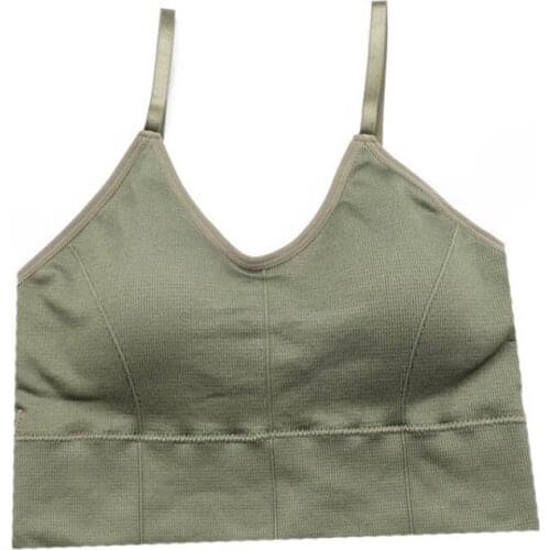Women Clothing Beauty Back Bra Wrapped Chest High-elastic Camisole Detachable Chest Pad Sports Tube Top Hot Sale Y1