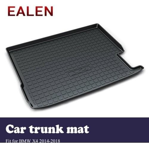 EALEN For BMW X4 F26 2014 2015 2016 2017 2018 Boot Liner Anti Slip and Waterproof Mat Accessories 1Set Car Cargo rear trunk mat
