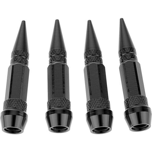 4pcs/Set Spike Wheel Tire Valve Stem Car Truck Air Caps Covers 60mm
