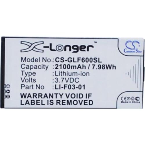 Cameron Sino 2100mAh battery for GOLF BUDDY DSC-GB600 GB3-PT4 Platinum 4 PT4 LI-F03-01